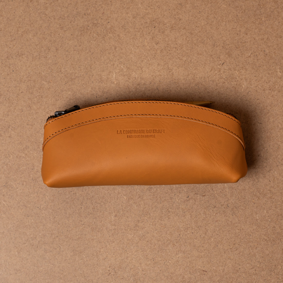 Trousse en cuir