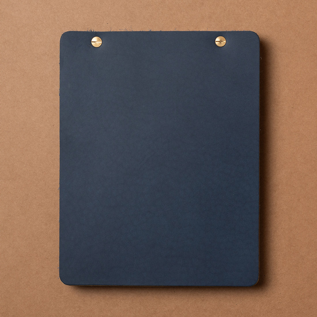 Carnet Ikraft L cobalt cuir de La Compagnie du Kraft
