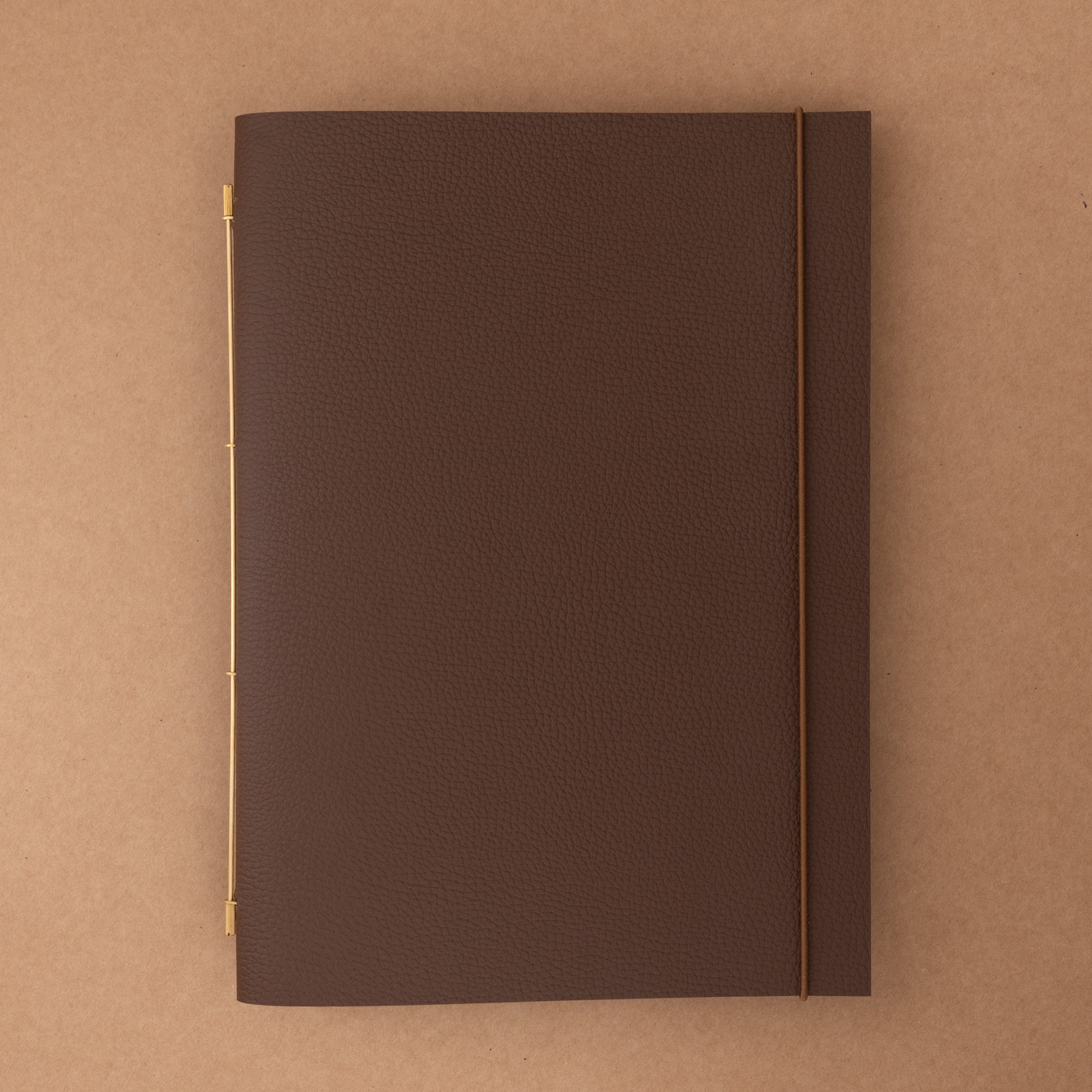 Carnet Novum Organum cuir cohiba de La Compagnie du Kraft