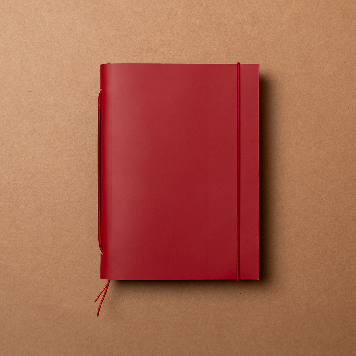 Carnet Duorganum cuir M garance de La Compagnie du Kraft