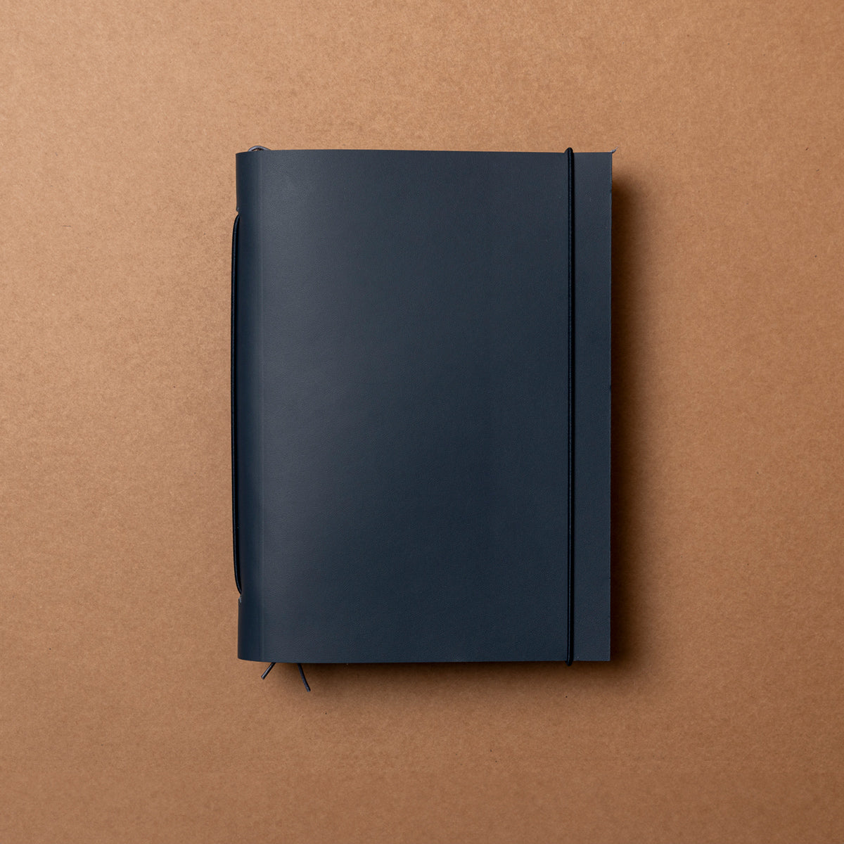 Carnet Duorganum cuir M Cobalt de La Compagnie du Kraft