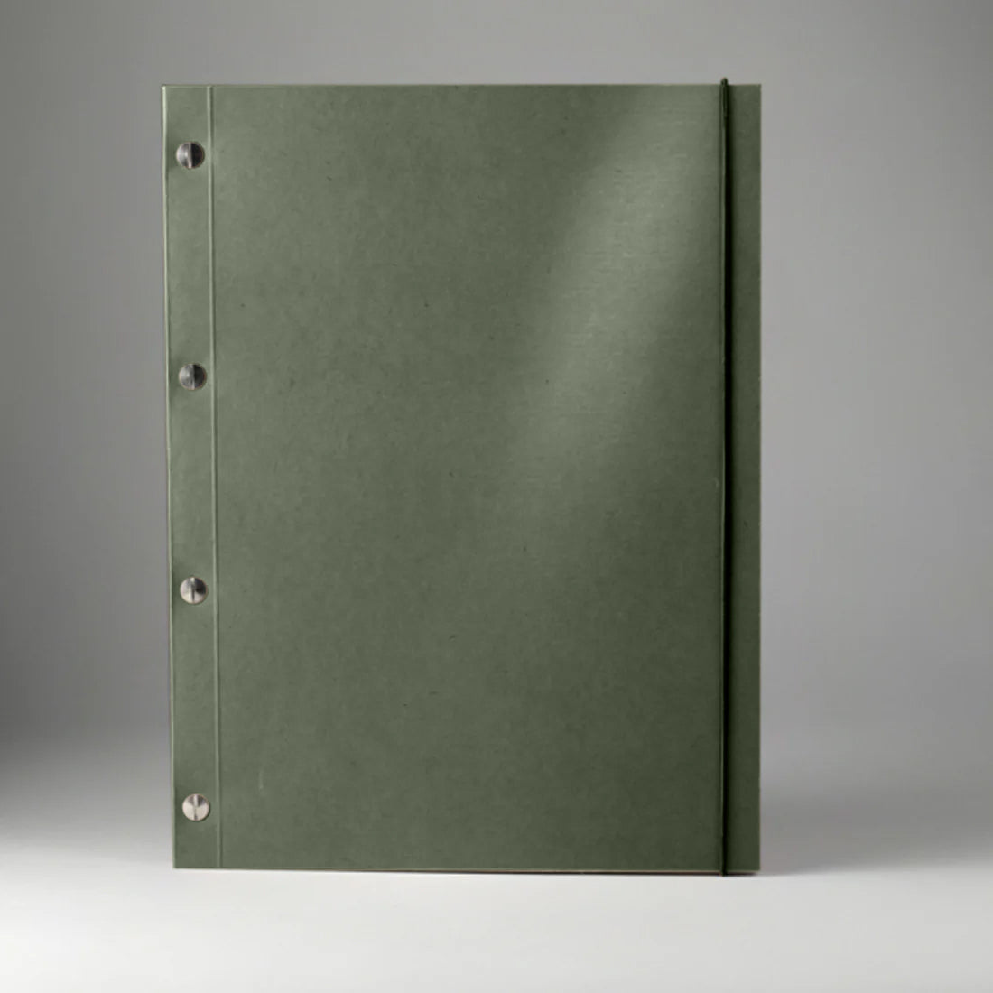 Carnet kraft L vert épinard de La Compagnie du Kraft