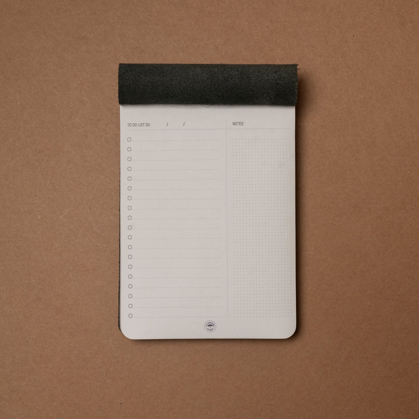 Carnet en cuir todolist cuir ikraft m de la compagnie du kraft