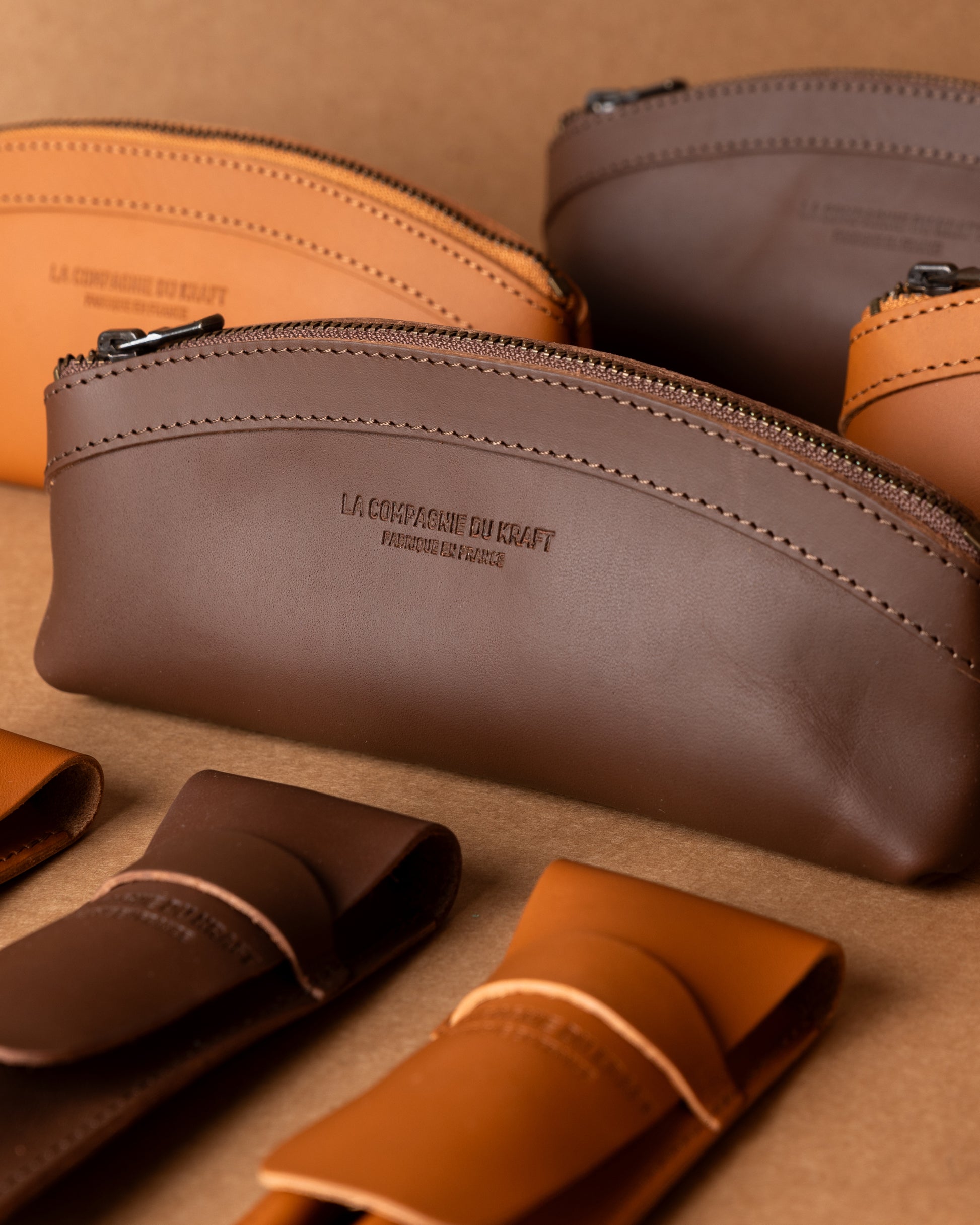 trousse et etui stylo gold et peru la compagnie du kraft