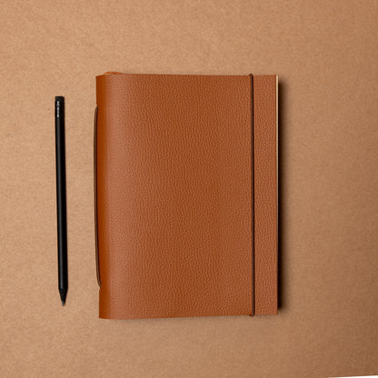 Carnet cuir DuOrganum – rechargeable & personnalisable