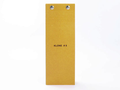 Carnet kraft bloc klone jaune de la compagnie du kraft 