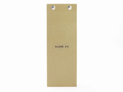 Carnet kraft bloc klone naturel de la compagnie du kraft 