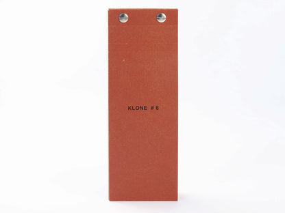 Carnet kraft bloc klone orange de la compagnie du kraft 