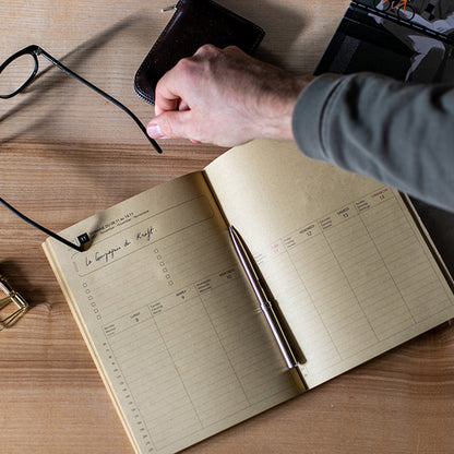 Carnet agenda M novum organum  de La Compagnie du Kraft

