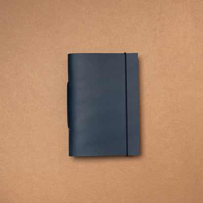 Carnet Duorganum cuir S Cobalt de La Compagnie du Kraft