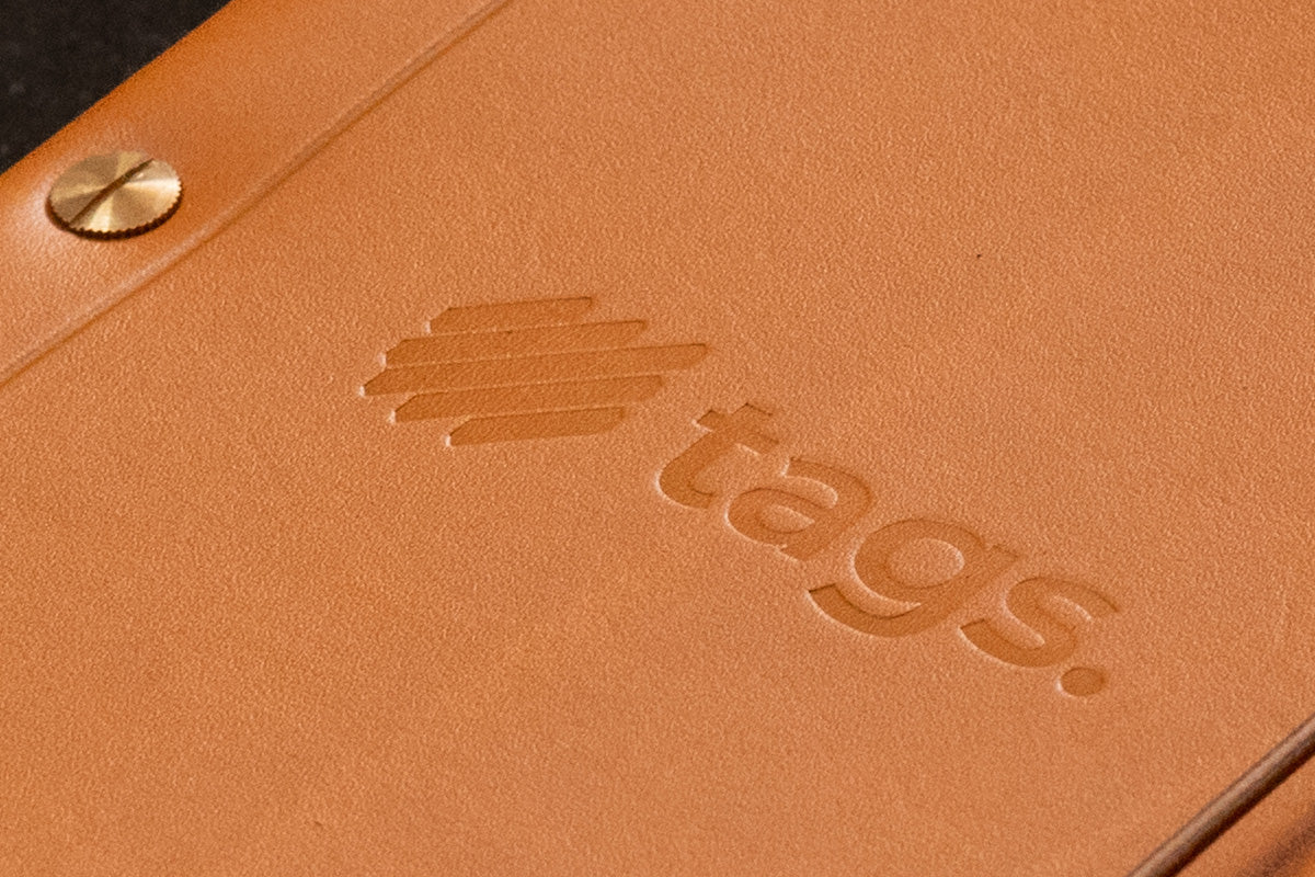 Carnet héritage cuir M gold personnalisé de La Compagnie du Kraft