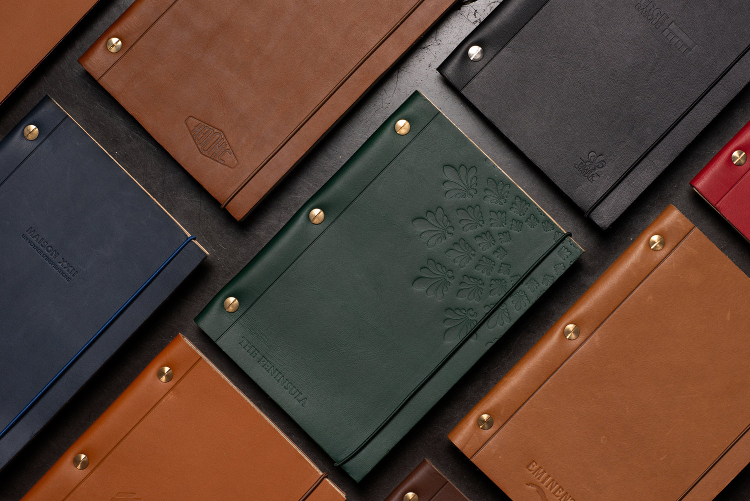 Carnet Novum Organum cuir m de La Compagnie du Kraft