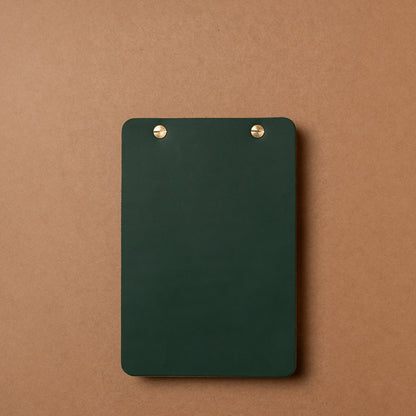 Carnet Ikraft M vert pin cuir  de La Compagnie du Kraft
