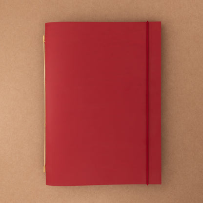 Carnet Novum Organum cuir Garance de La Compagnie du Kraft