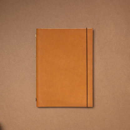 Carnet novum organum cuir L gold  de La Compagnie du Kraft