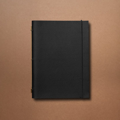 Carnet Novum Organum cuir M robusto grainé de La Compagnie du Kraft