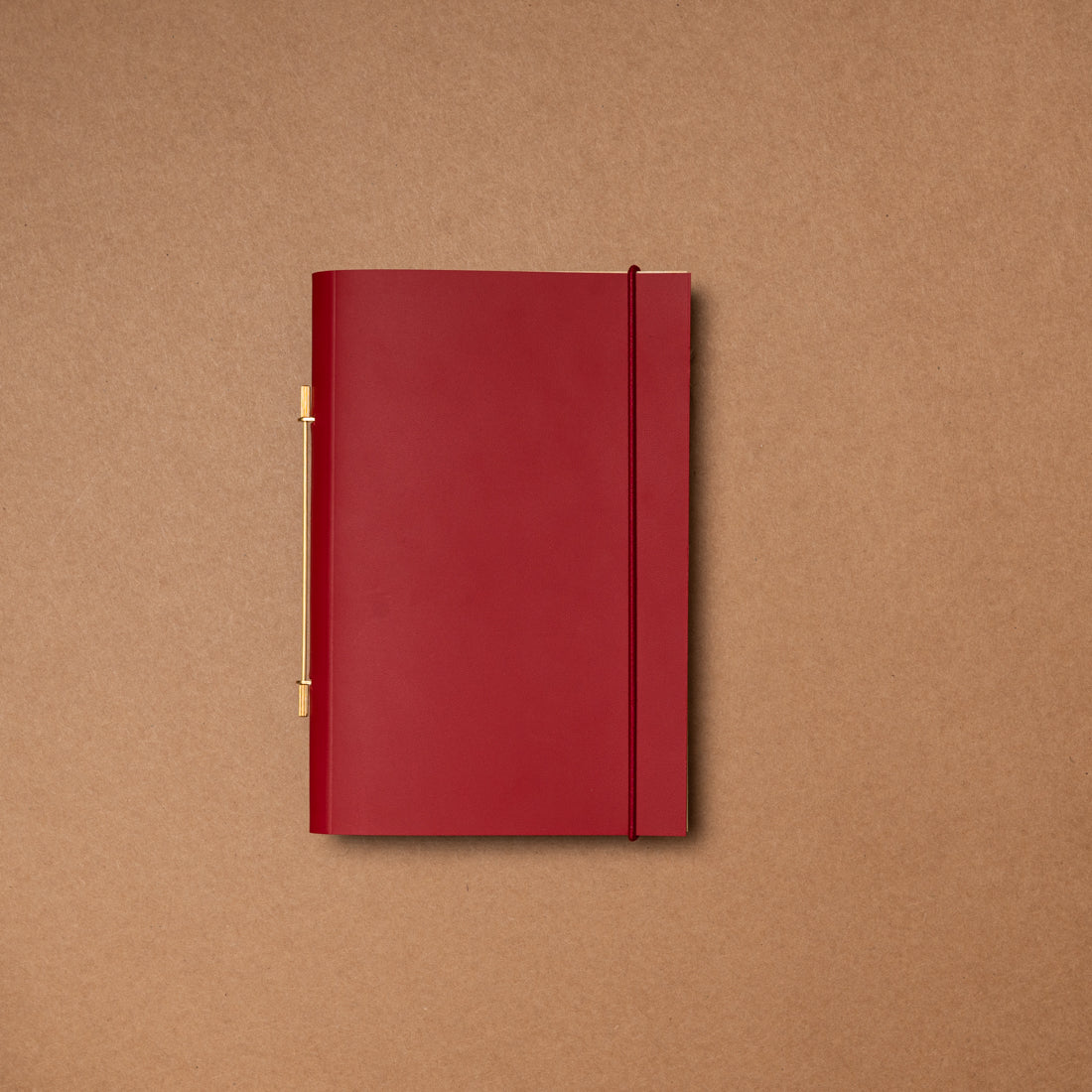 Carnet novum organum cuir s garance de La Compagnie du Kraft