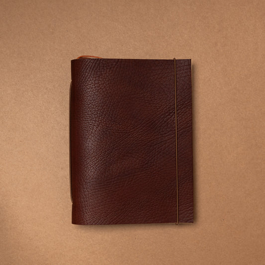 DuOrganum crinkled leather notebook