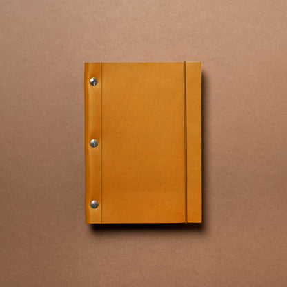 Carnet Heritage cuir M Gold de La Compagnie du Kraft
