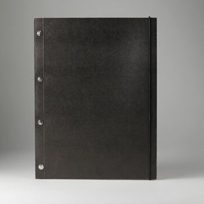 Carnet heritage kraft L noir de La Compagnie du Kraft