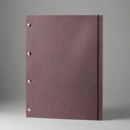 Carnet heritage kraft L prune de La Compagnie du Kraft