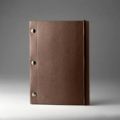 Carnet heritage kraft M chocolat de La Compagnie du Kraft