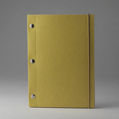 Carnet heritage kraft M jaune de La Compagnie du Kraft