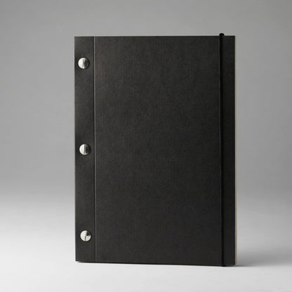 Carnet heritage kraft M noir de La Compagnie du Kraft