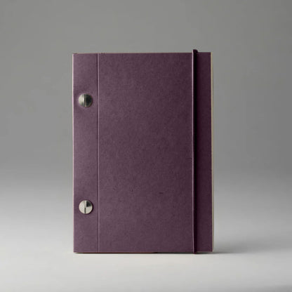 Carnet heritage kraft S prune de La Compagnie du Kraft