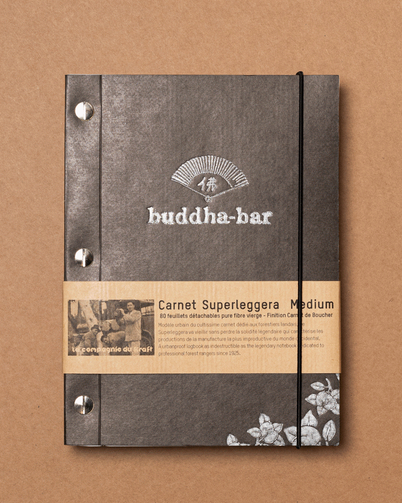 Carnet kraft personnalisé de La Compagnie du Kraft