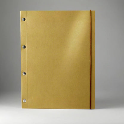 Carnet kraft L jaune de La Compagnie du Kraft