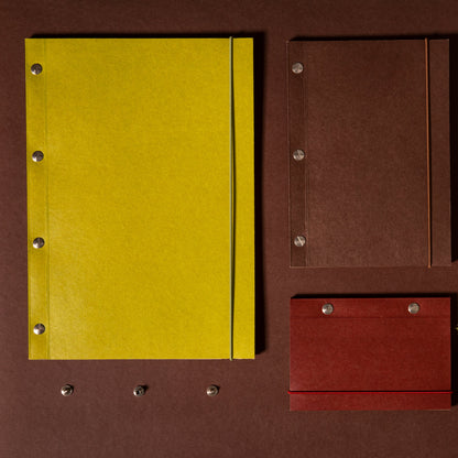 Carnet couverture Kraft taille S M et L de la Compagnie du Kraft