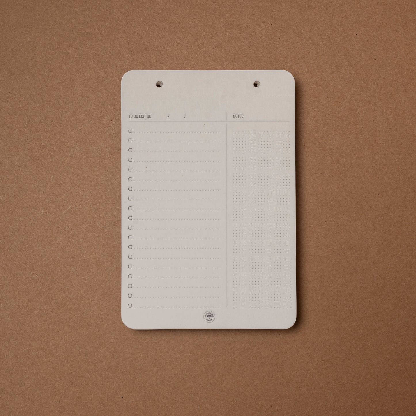 Carnet ToDoList ikraft M cuir de la compagnie du kraft