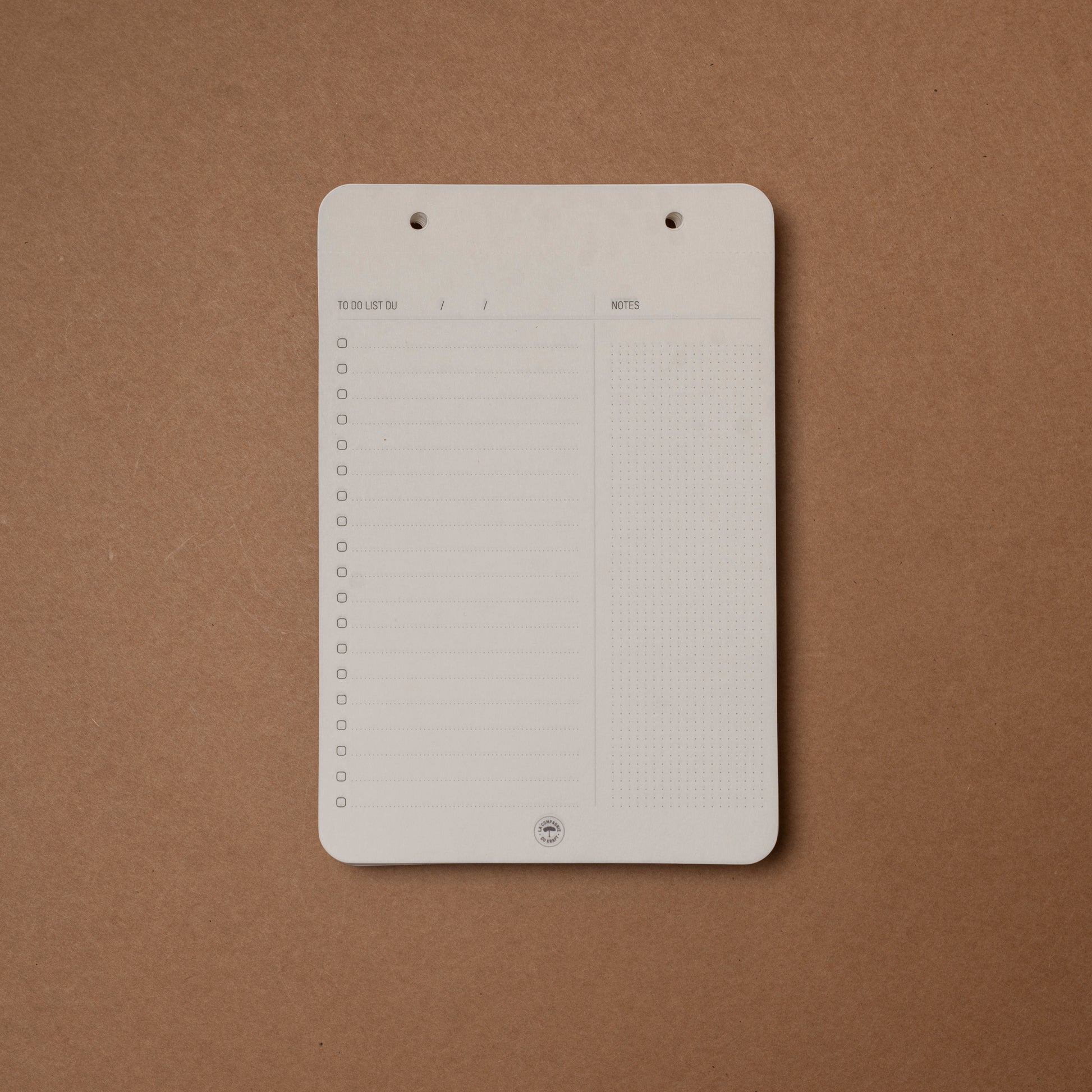 Carnet ToDoList ikraft M cuir de la compagnie du kraft