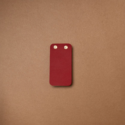 Carnet ikraft S cuir garance grainé de La Compagnie du Kraft