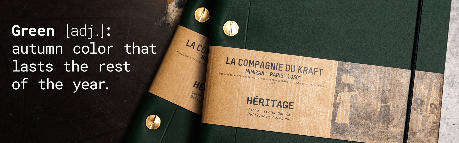 A4 - Heritage Kraft Paper 120gr/m2 - La Compagnie du Kraft - LCK