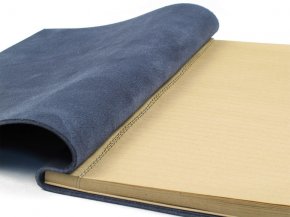 A4 Leather Notebook - Cobalt