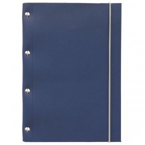 A4 Leather Notebook - Cobalt
