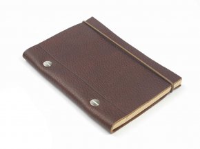 A6 Leather Notebook - Cohiba