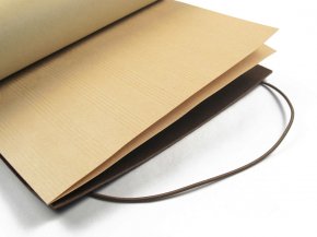 A5 Leather Notebook - Cohiba