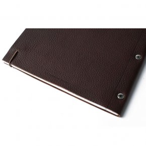 A4 Leather Notebook - Cohiba