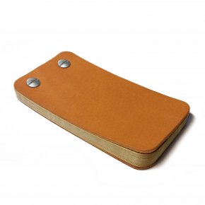 iKone Leather notepad - Gold