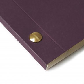 A5 Kraft Notebook - Purple