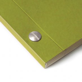 A6 Kraft Notebook - Lite Green