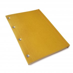 A4 Kraft Notebook - Yellow