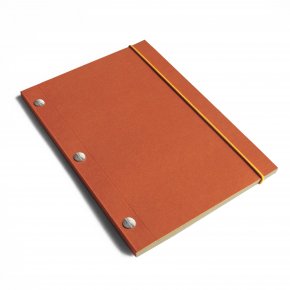 A5 Kraft Notebook - Italian Orange