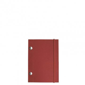 A6 Kraft Notebook - Red